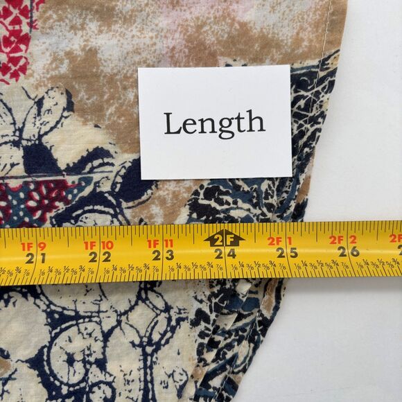 Chicos Womens Floral Button Up Size XL Blouse Shirt Casual Colorful Everyday - Picture 6 of 6